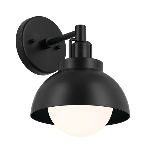 Niva One Light Wall/Semi Flush/Pendant in Black