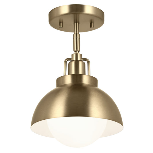 Niva One Light Wall/Semi Flush/Pendant in Champagne Bronze