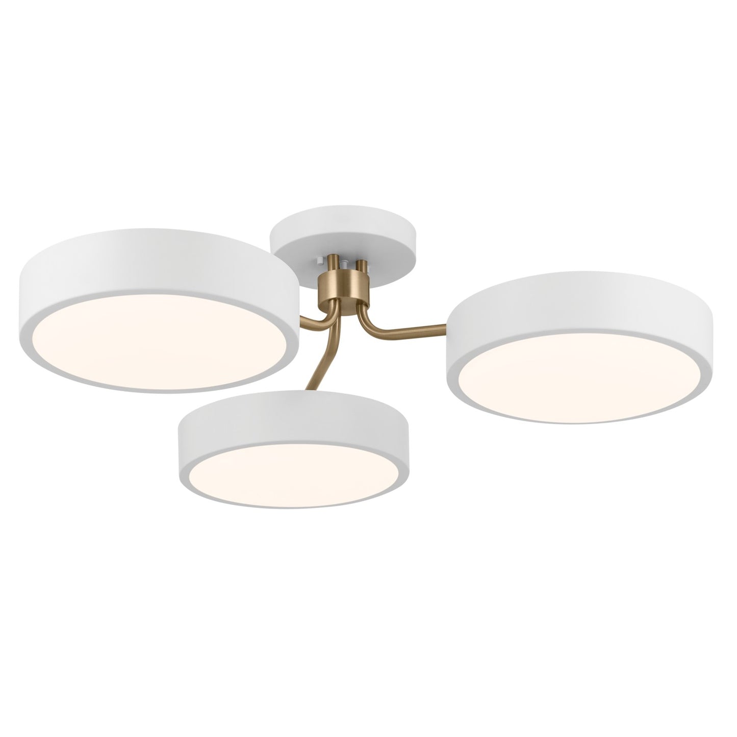 Sago LED Semi Flush Mount in White