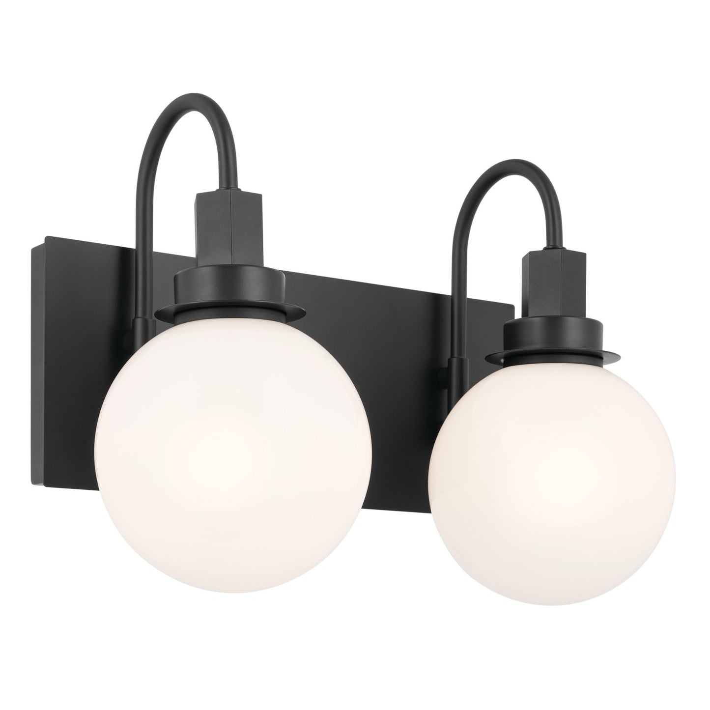 Hex Two Light Bath in Black