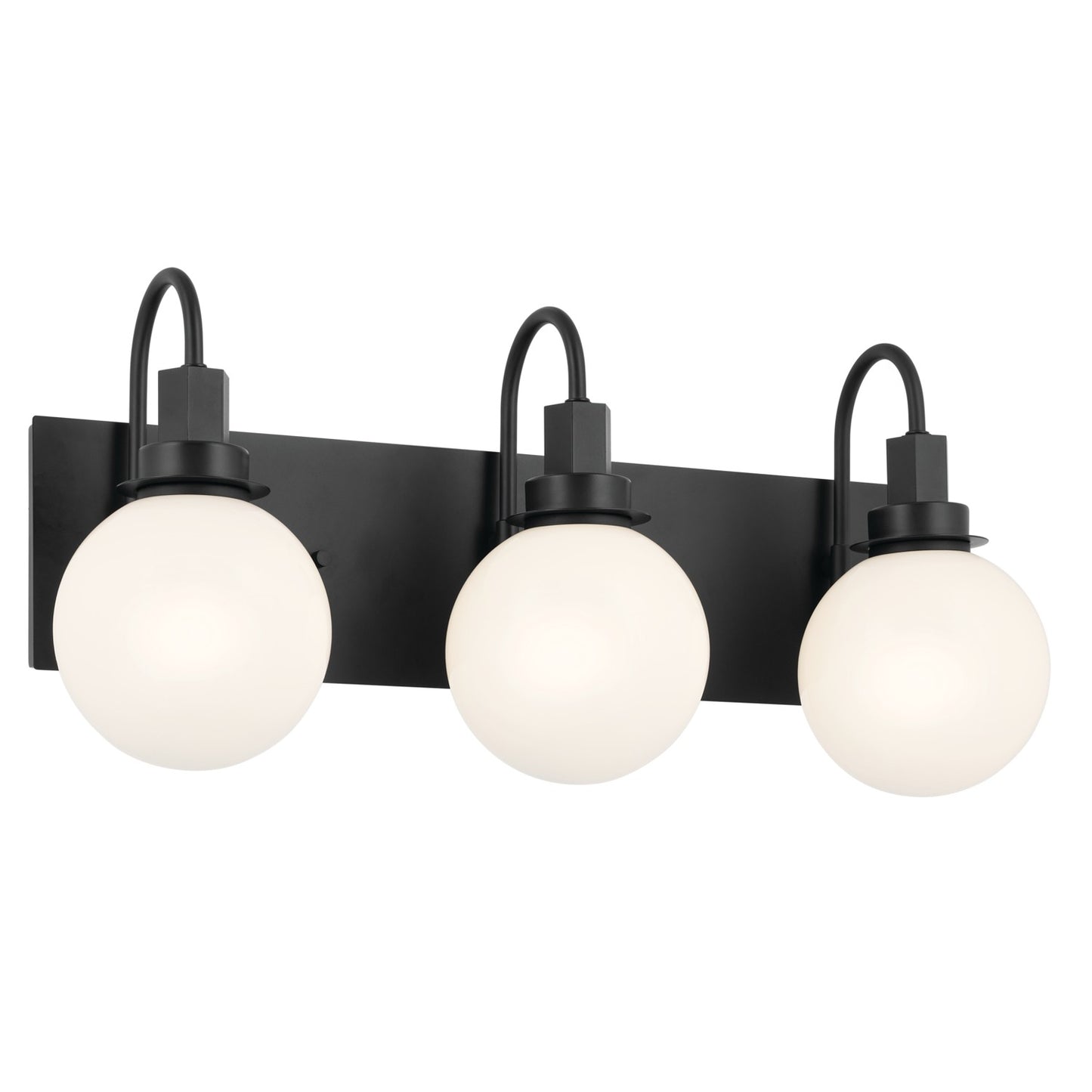 Hex Three Light Bath in Black