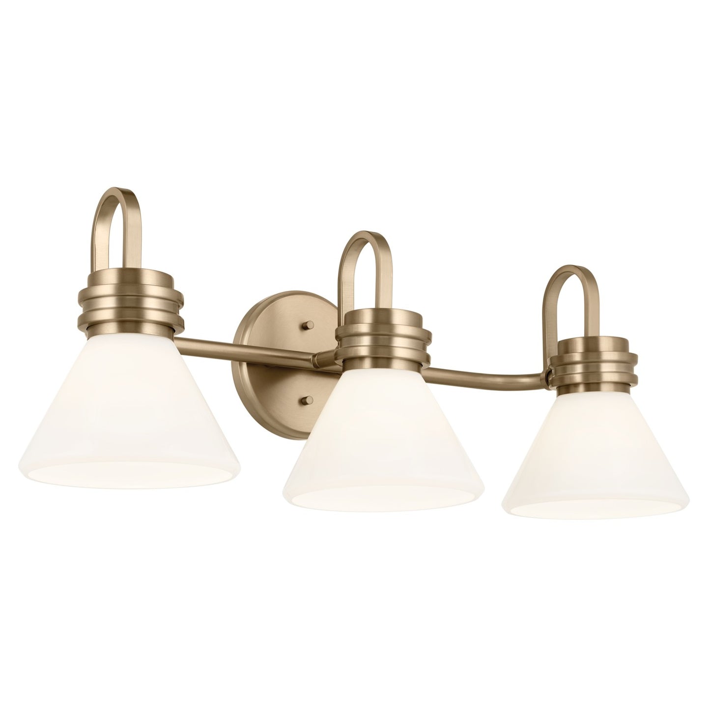 Farum Three Light Bath in Champagne Bronze