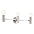 Torche Three Light Bath in Polished Nickel