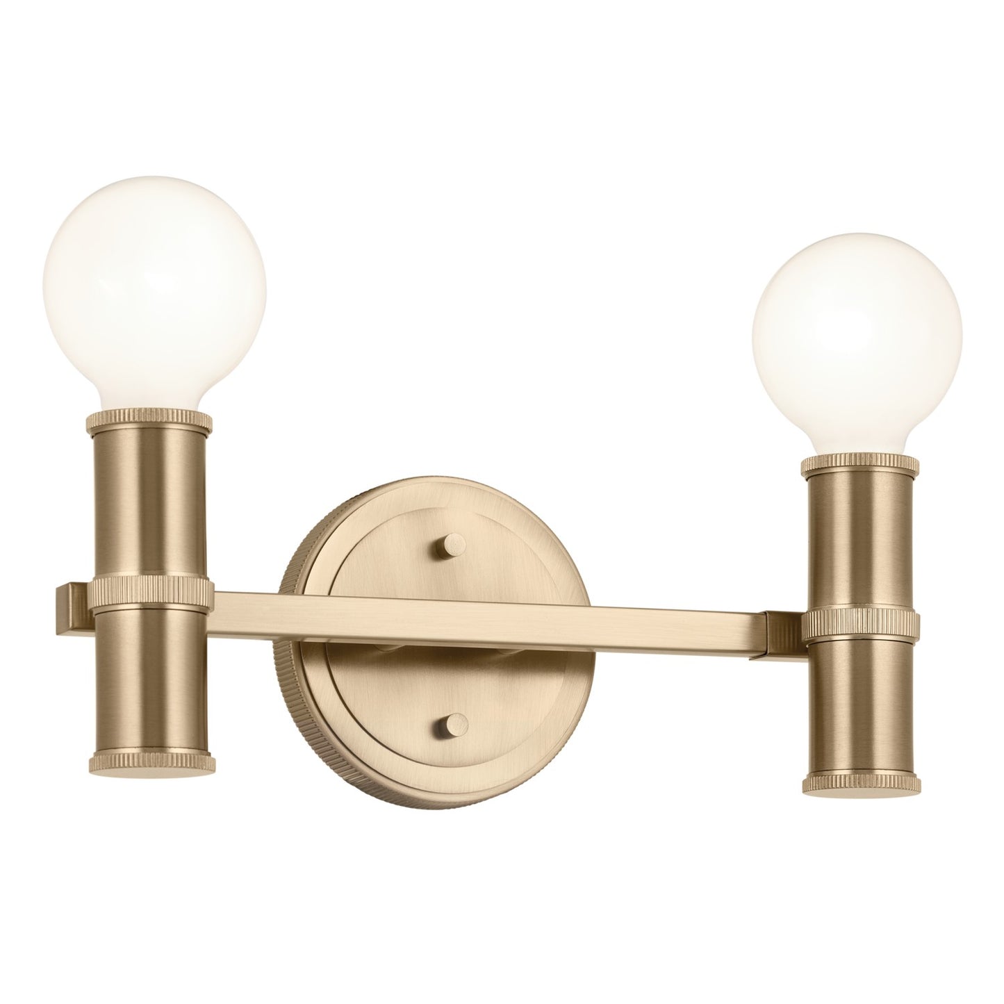 Torche Two Light Bath in Champagne Bronze