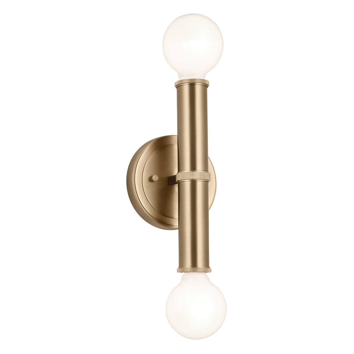 Torche Two Light Wall Sconce in Champagne Bronze