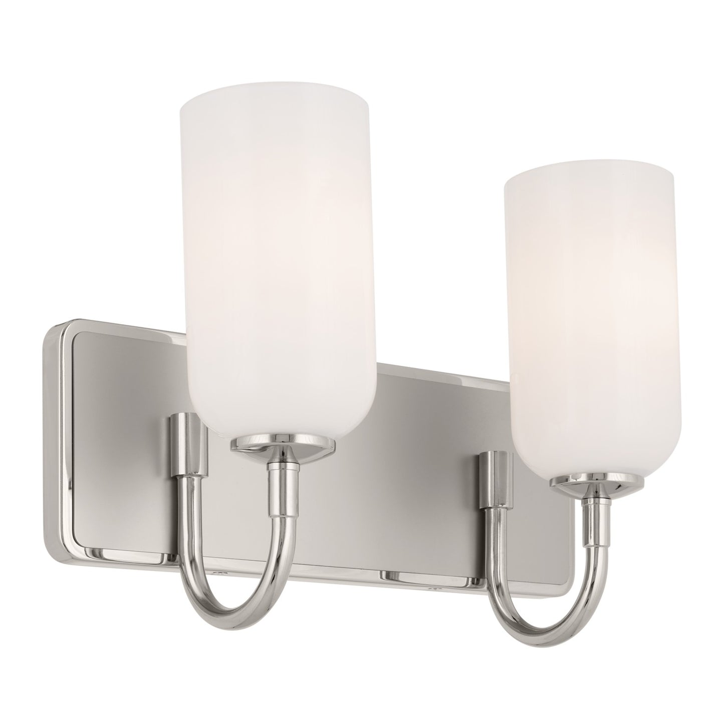 Solia Two Light Bath in Polished Nickel