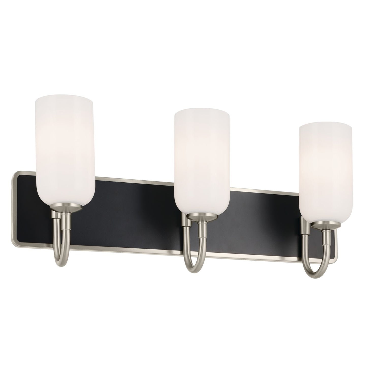 Solia Three Light Bath in Brushed Nickel