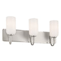 Solia Three Light Bath in Polished Nickel