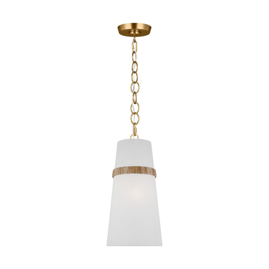 Cordtlandt One Light Pendant in rattan