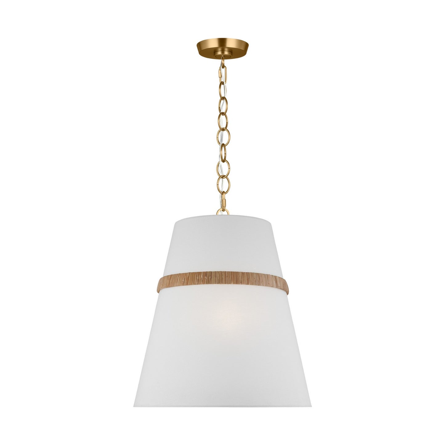 Cordtlandt Three Light Pendant in rattan