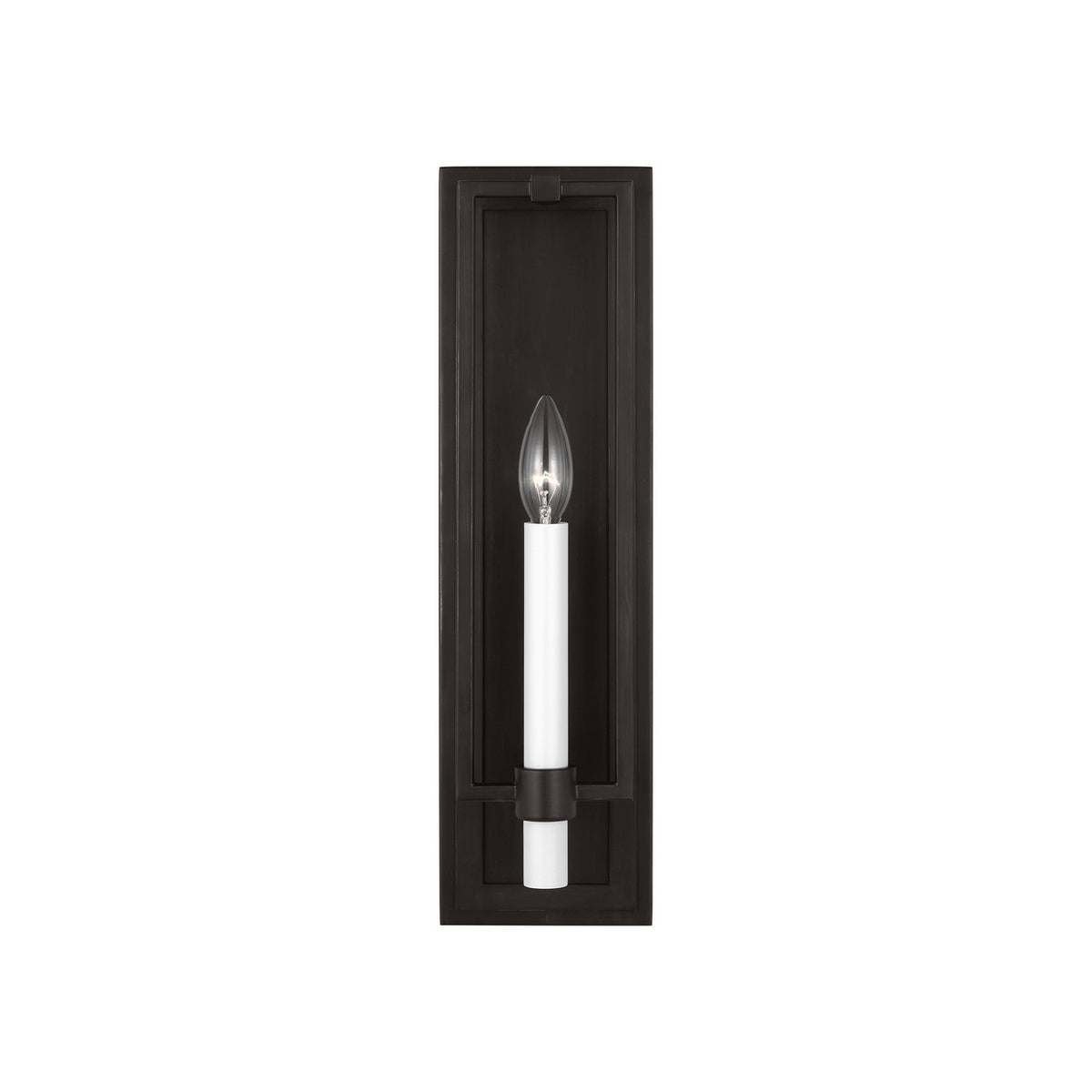 Marston One Light Wall Sconce in Aged Iron