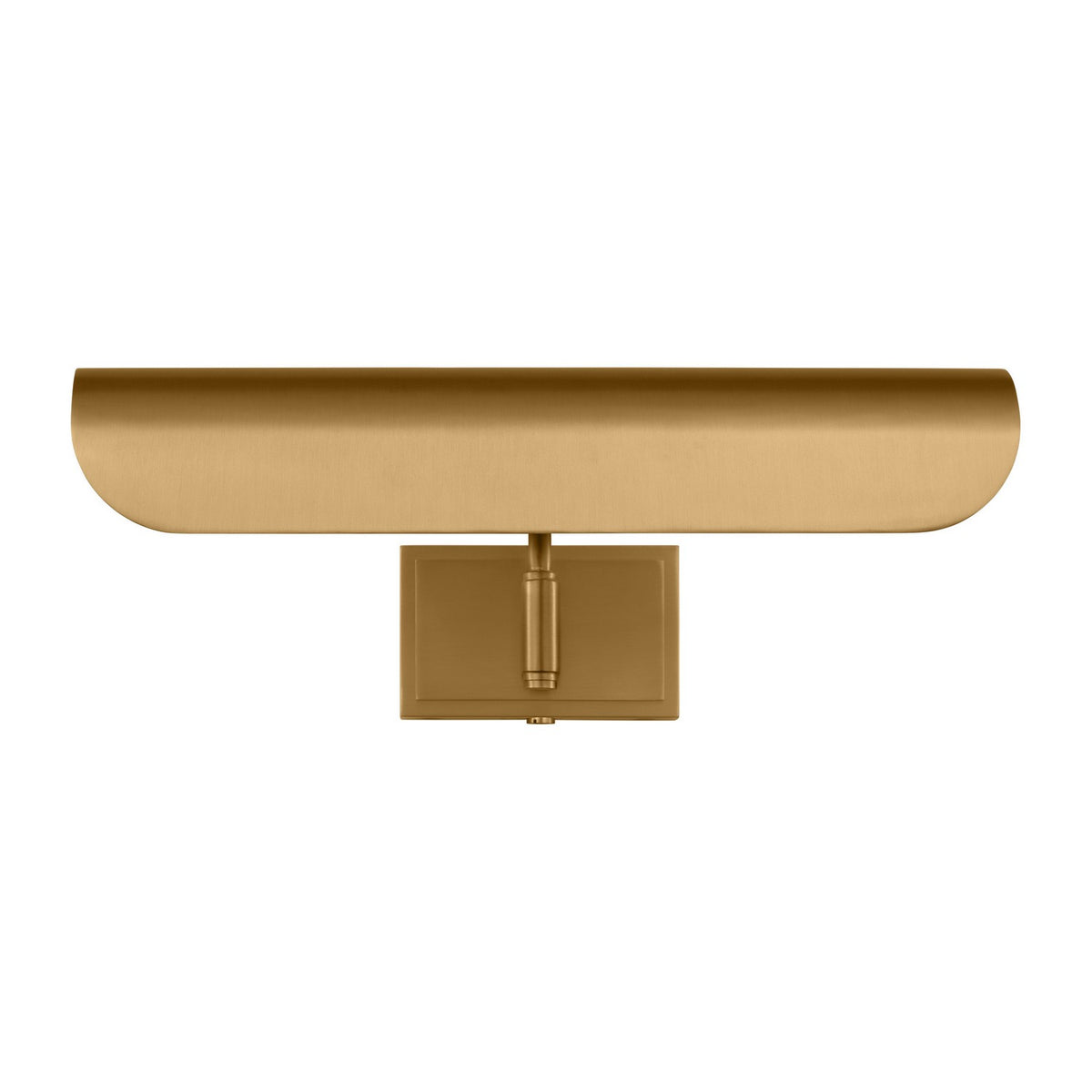 Hull Two Light Picture Light in Burnished Brass