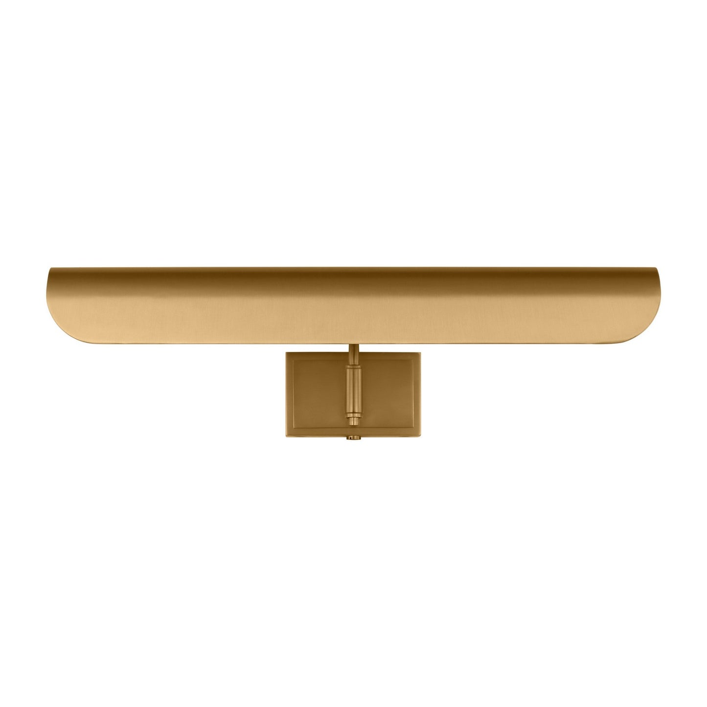 Hull Two Light Picture Light in Burnished Brass