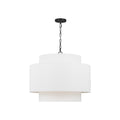 Sawyer Three Light Pendant in Midnight Black