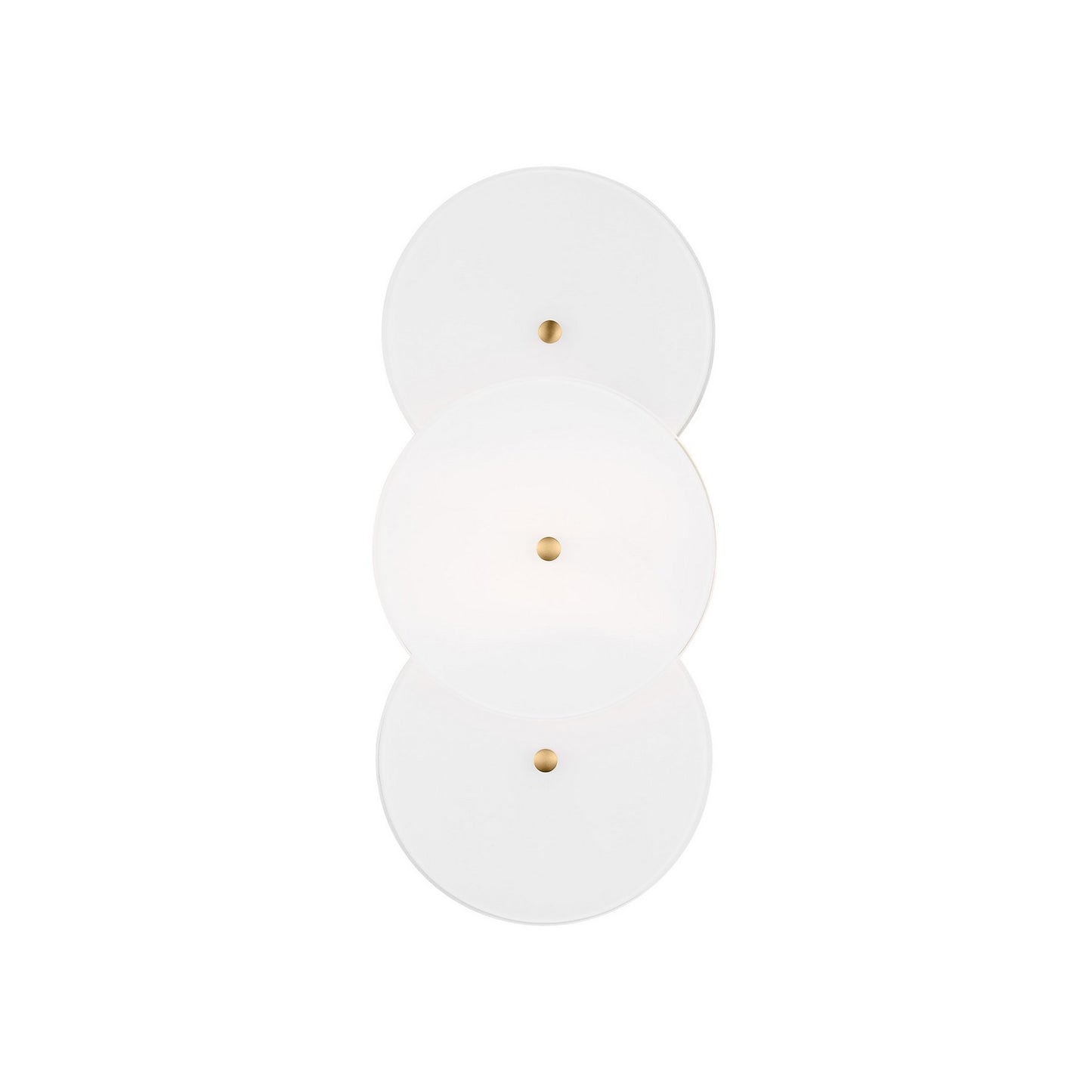 Emery Two Light Wall Sconce in Burnished Brass
