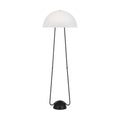 Nido One Light Floor Lamp in Midnight Black