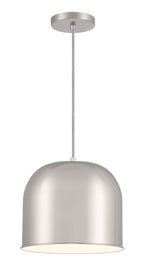 Vantage Pendants One Light Hanging Lantern in Brushed Nickel