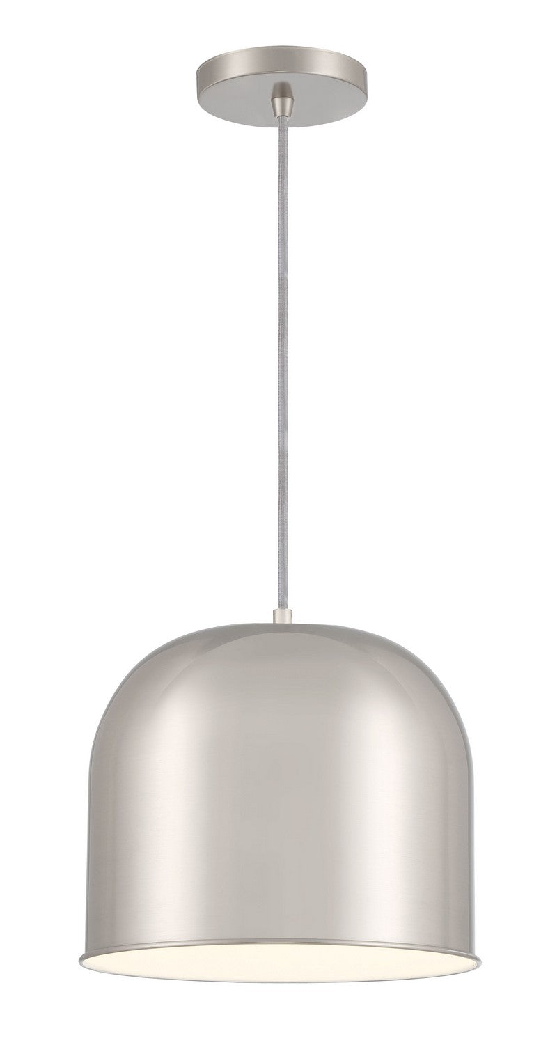 Vantage Pendants One Light Hanging Lantern in Brushed Nickel
