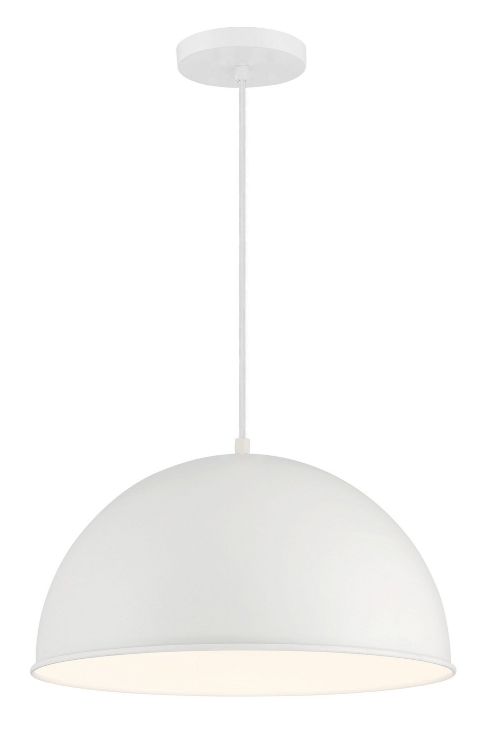 Vantage Pendants One Light Hanging Lantern in White