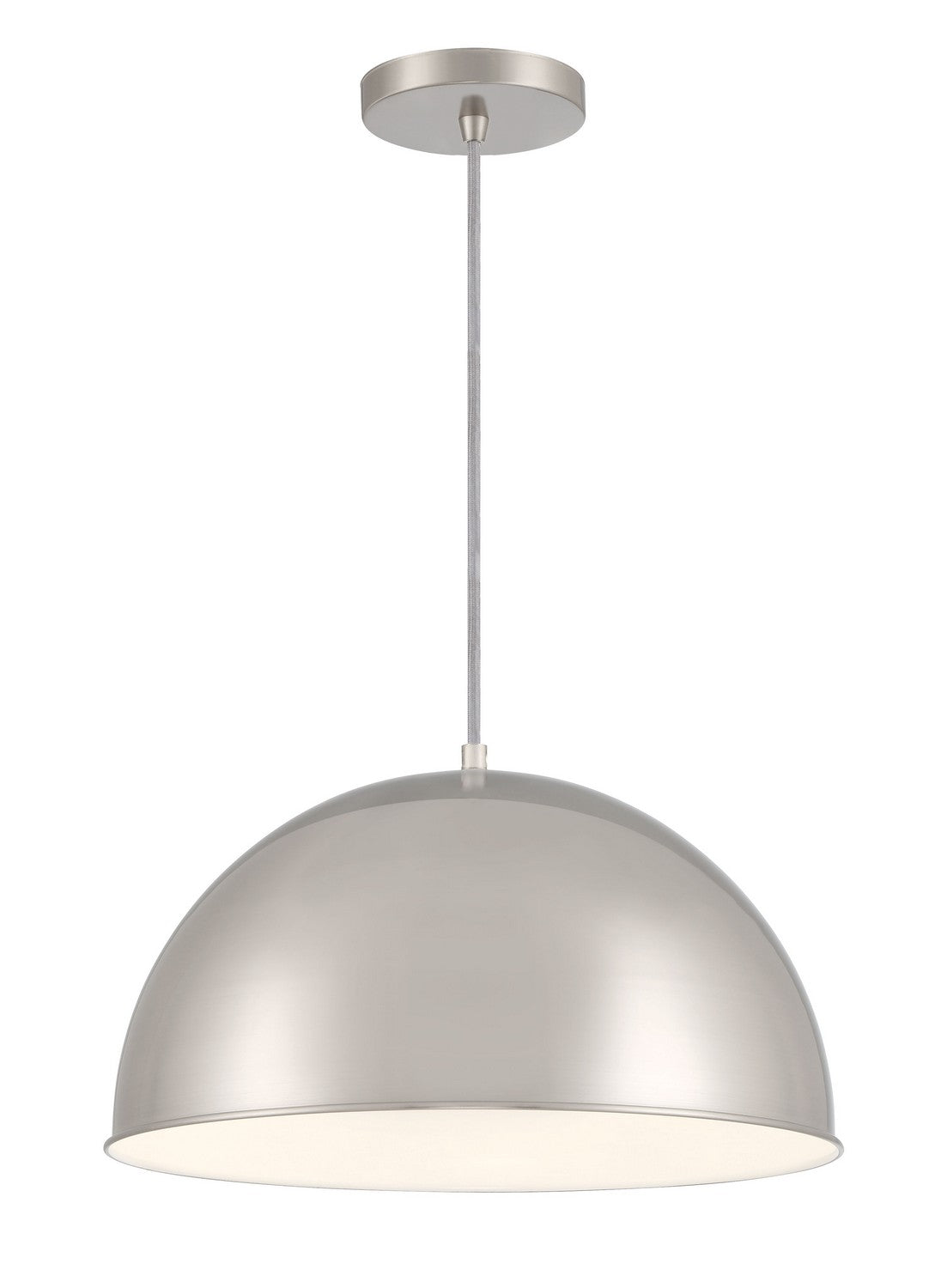 Vantage Pendants One Light Hanging Lantern in Brushed Nickel