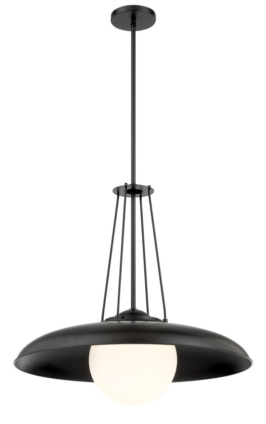 Schooner Ridge One Light Mini Pendant in Coal