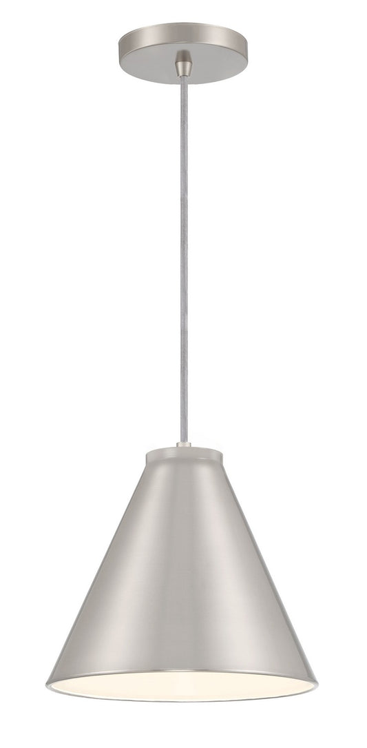 Vantage Pendants One Light Hanging Lantern in Brushed Nickel