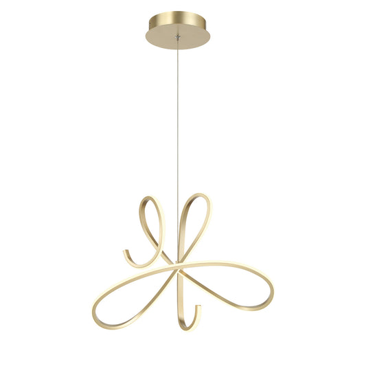 Astor by Robin Baron LED Pendant in Soft Gold