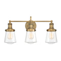 Taylor Three Light Bath Bar in Old Satin Brass