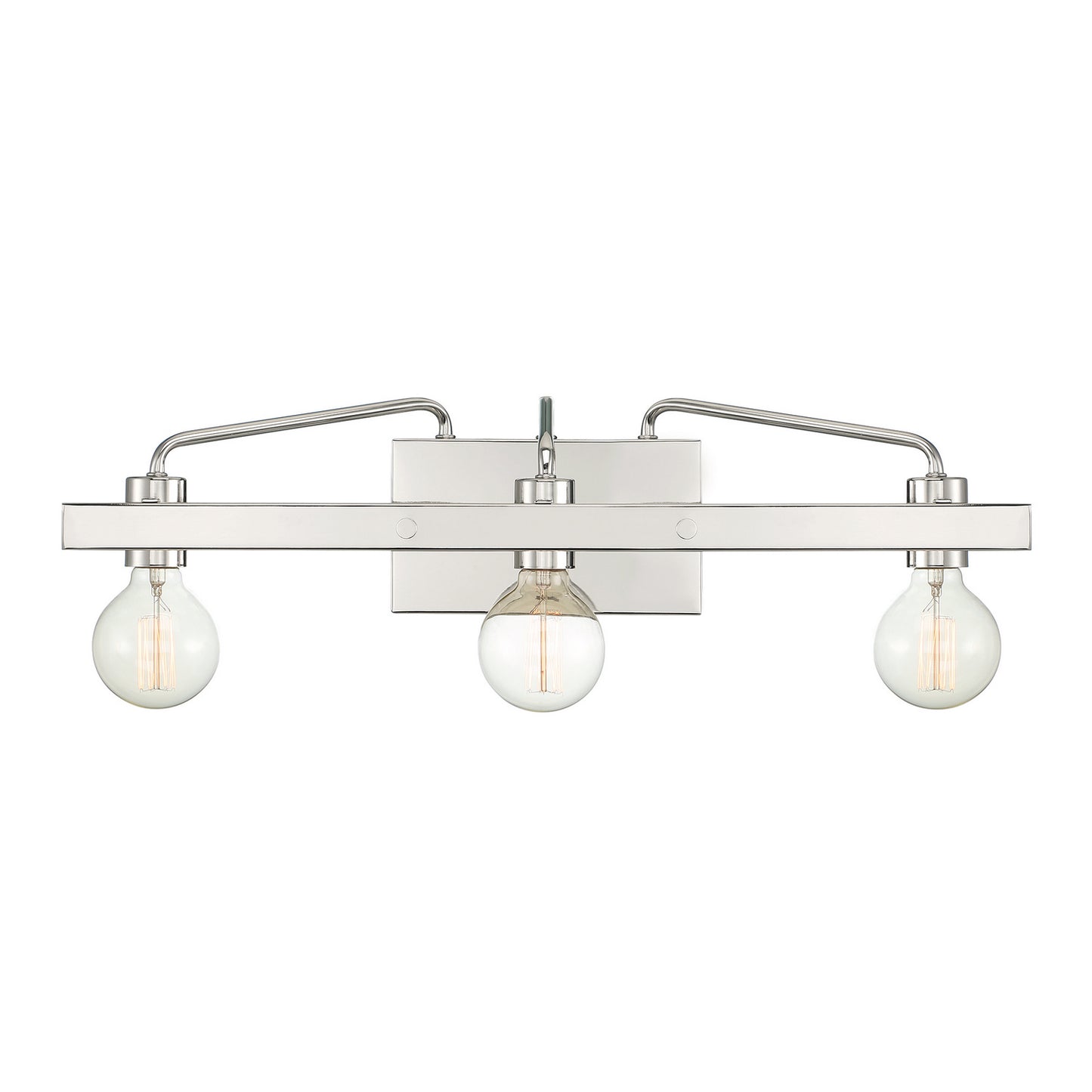 Ravella Three Light Bath in Polished Nickel