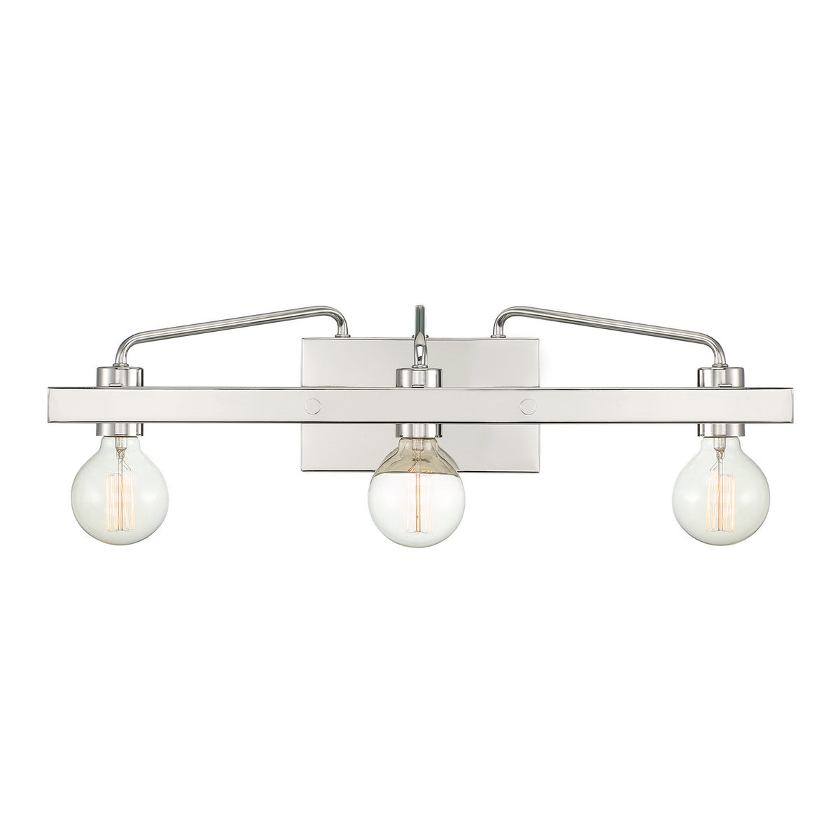 Ravella Three Light Bath in Polished Nickel
