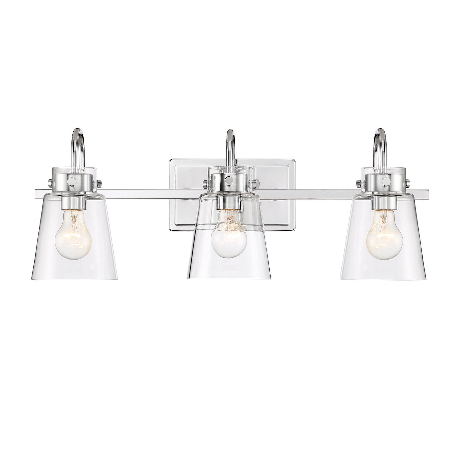 Inwood Three Light Bath Bar Vanity in Chrome