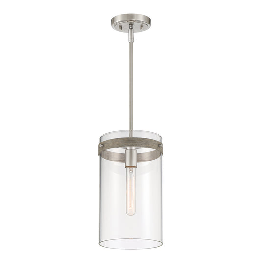 Reflecta One Light Pendant in Brushed Nickel