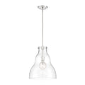 Lakeview One Light Pendant in Polished Nickel
