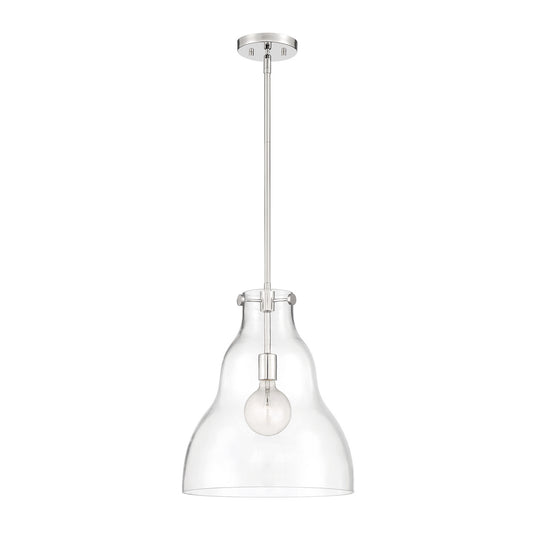 Lakeview One Light Pendant in Polished Nickel