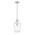 Moonlight One Light Pendant in Polished Nickel