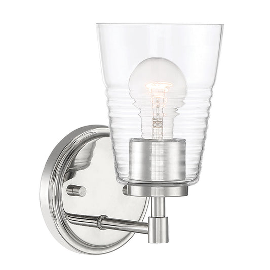 Ingo One Light Wall Sconce in Polished Nickel
