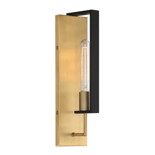 Chicago PM One Light Wall Sconce in Old Satin Brass