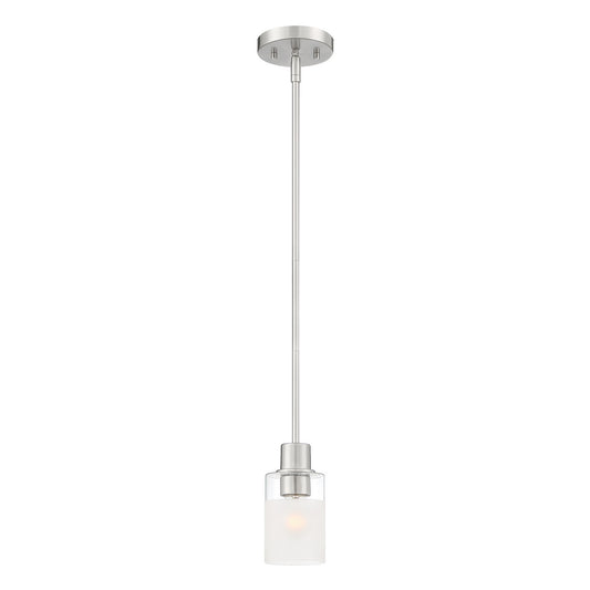 Cedar Lane One Light Pendant in Brushed Nickel