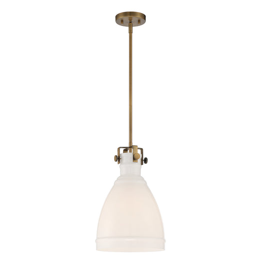 Beechmont One Light Pendant in Old Satin Brass