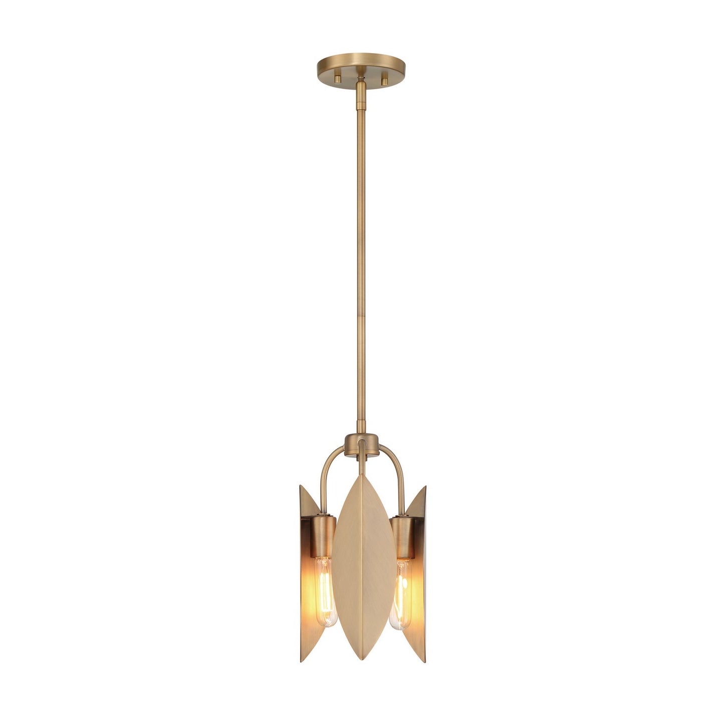 Eden Three Light Pendant in Old Satin Brass