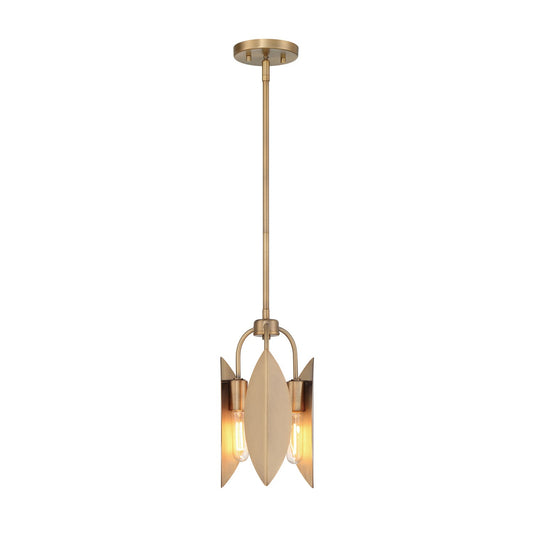 Eden Three Light Pendant in Old Satin Brass