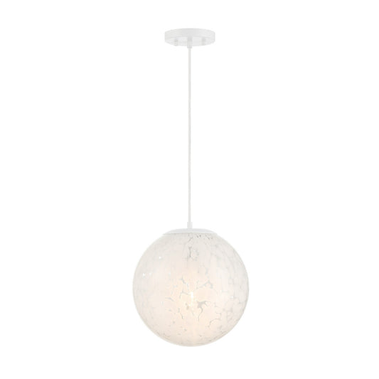 Circo One Light Pendant in Matte White