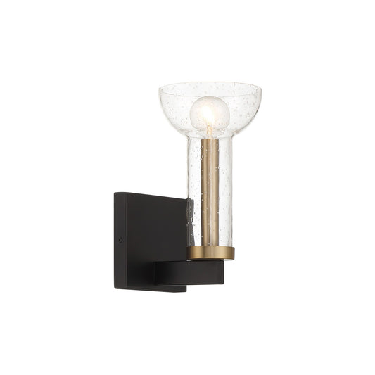 Nova One Light Wall Sconce in Matte Black