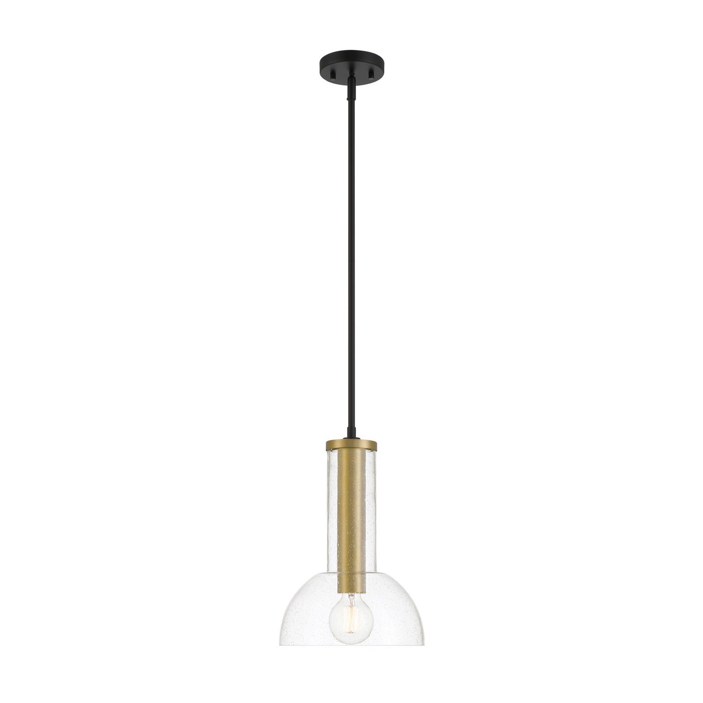 Nova One Light Pendant in Matte Black