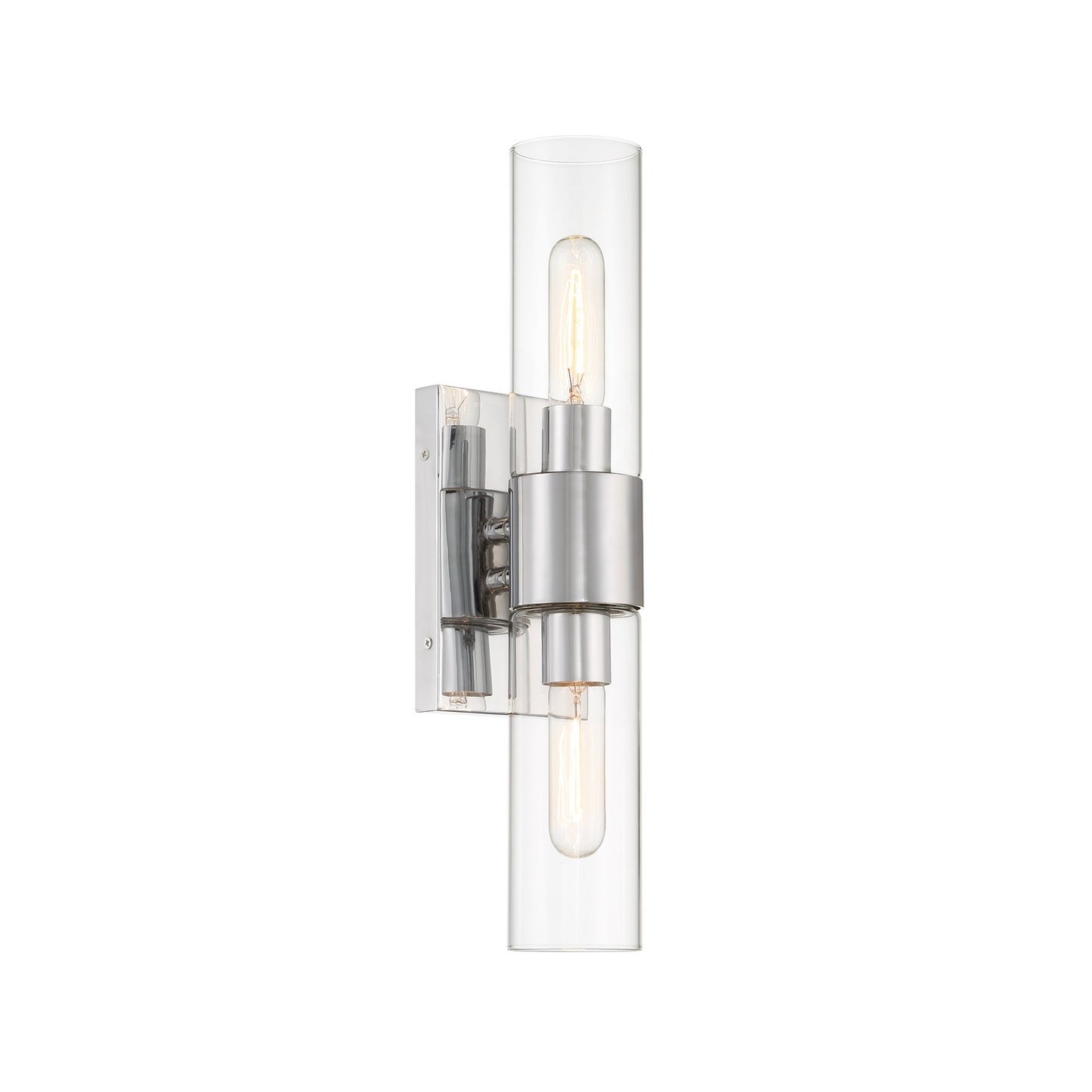 Anton Two Light Wall Sconce in Chrome