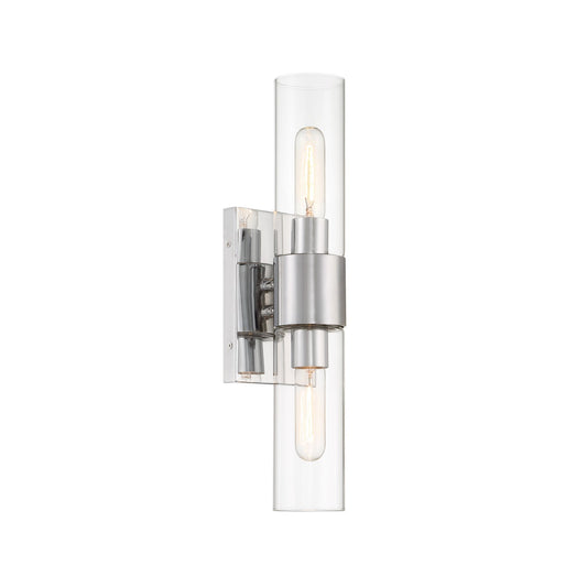Anton Two Light Wall Sconce in Chrome