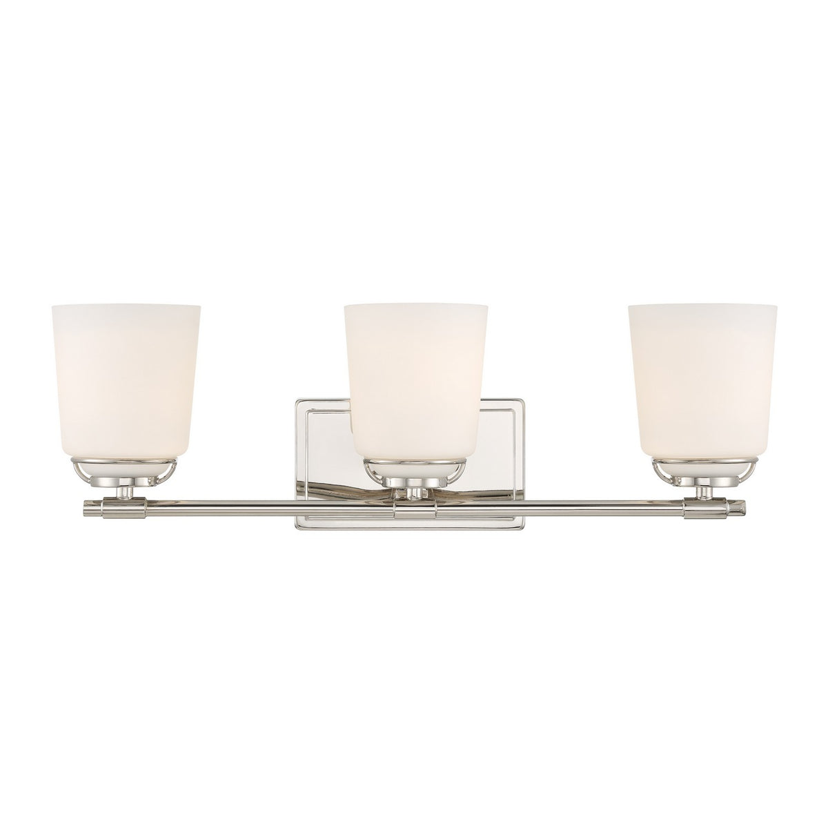 Stella Three Light Vanity in Polished Nickel