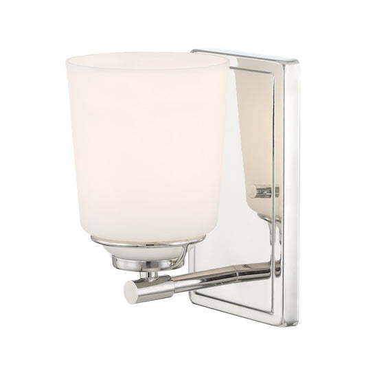 Stella One Light Wall Sconce in Polished Nickel