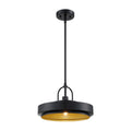 Odea One Light Pendant in Matte Black