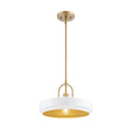 Odea One Light Pendant in Matte White